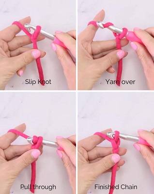 Chain stitch (ch)
