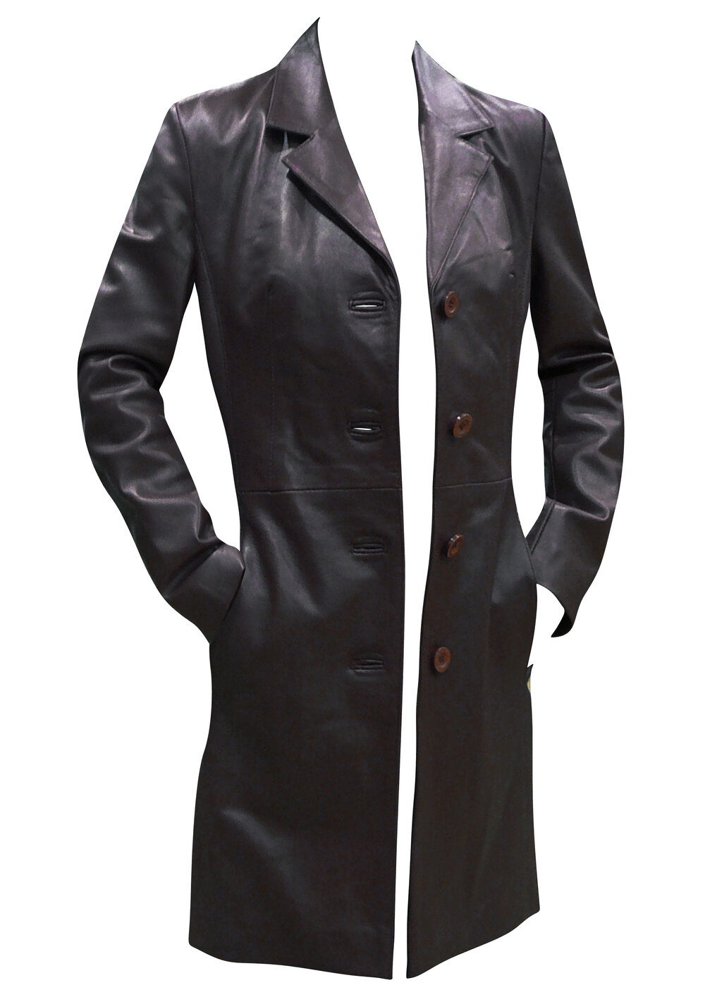 MONICA - Black LEATHER