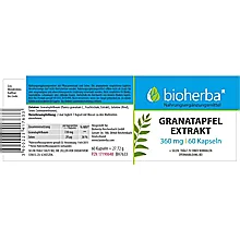 Granatapfel Extrakt 360 mg 60 Kapseln
