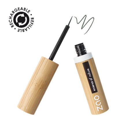 Eyeliner pinceau 075 Vert kaki - Recharge 3,8 ml