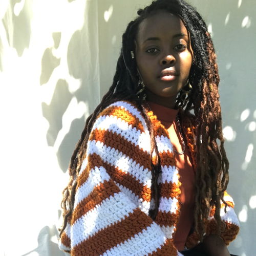 Autumn crochet Cardigan, chunky oversize crochet cardigan, puff sleeve sweater