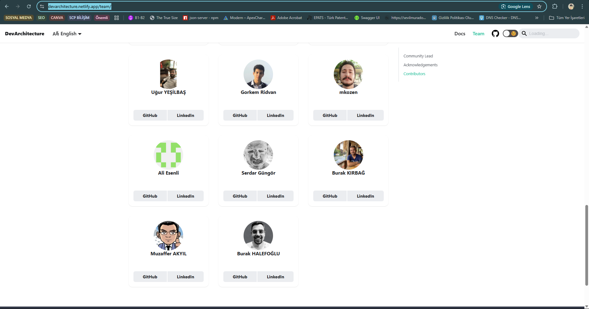 Social media management developers developer - Burak H.'s portfolio image