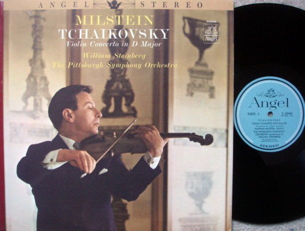 EMI Angel Blue / MILSTEIN, - Tchaikovsky Violin Concert...