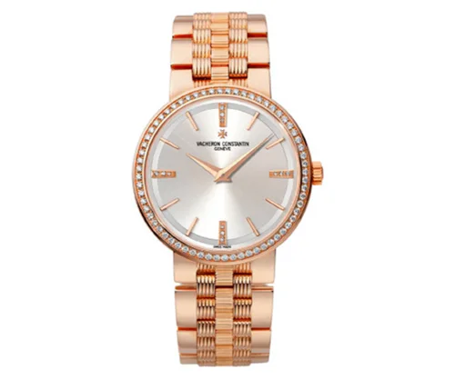 Vacheron Constantin Patrimony Traditionnelle Rose Gold Diamonds