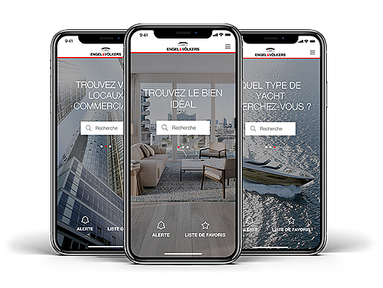  Paris
- Votre recherche en toute facilité : l’appli Engel & Völkers vous propose plus de 70 000 biens immobiliers et yachts exclusifs, également sur Android !