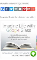 Book cover Imagine Life With Google Glass