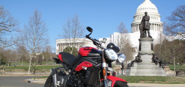 2011 TRIUMPH SPEED TRIPLE motorcycle for rent near Washington, DC