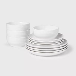 12pc Stoneware Westfield Dinnerware Set - Threshold™