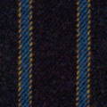 Etoffe de Tweed en laine motif Striped Rayé bleu clair et bleu foncé