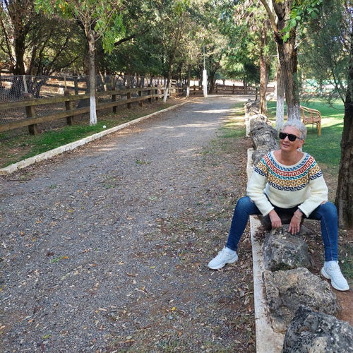 AUTUMN MOSAIC SWEATER. Top-down, round yoke seamless crochet pattern