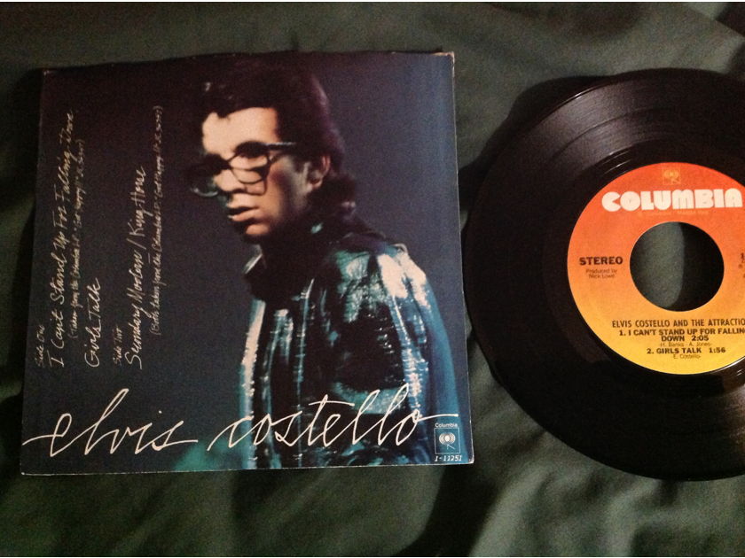 Elvis Costello And The Attractions - I Can't Stamd Up For Falling Down 4 Track EP With Sleeve NM