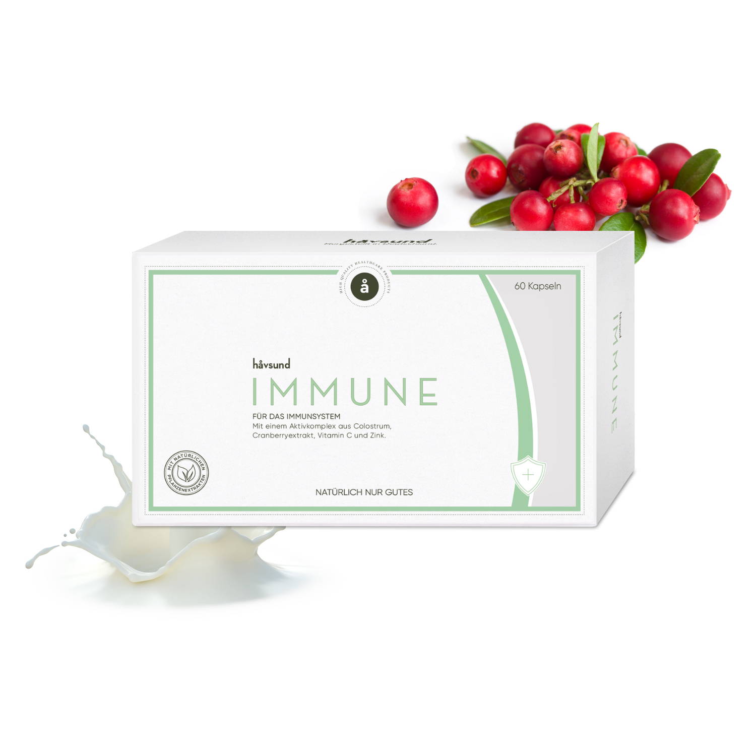 håvsund Immune Produktabbildung mit Inhaltsstoffen