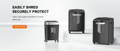 EASILY SHRED, SECURELY PROTECT  Heavy duty paper shredders for home office use
