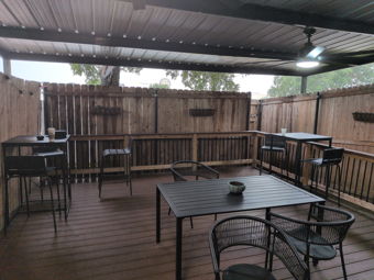 Smoking deck