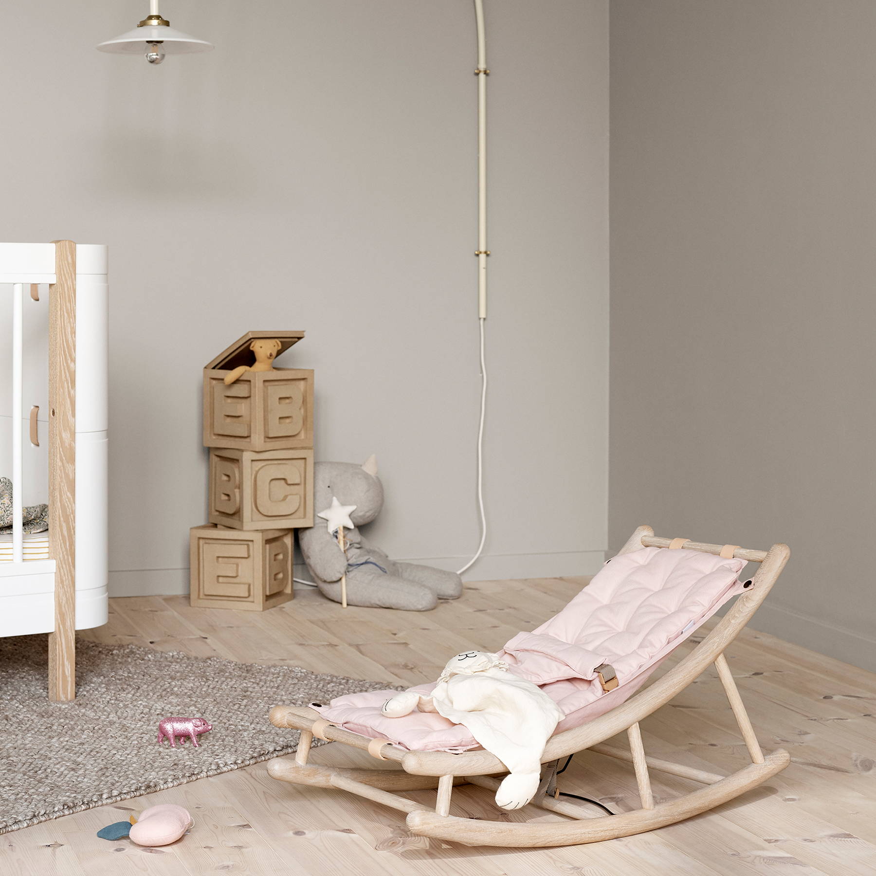 DĚTSKÉ HOUPÁTKO Wood Baby & Toddler Rocker (2v1) -25%