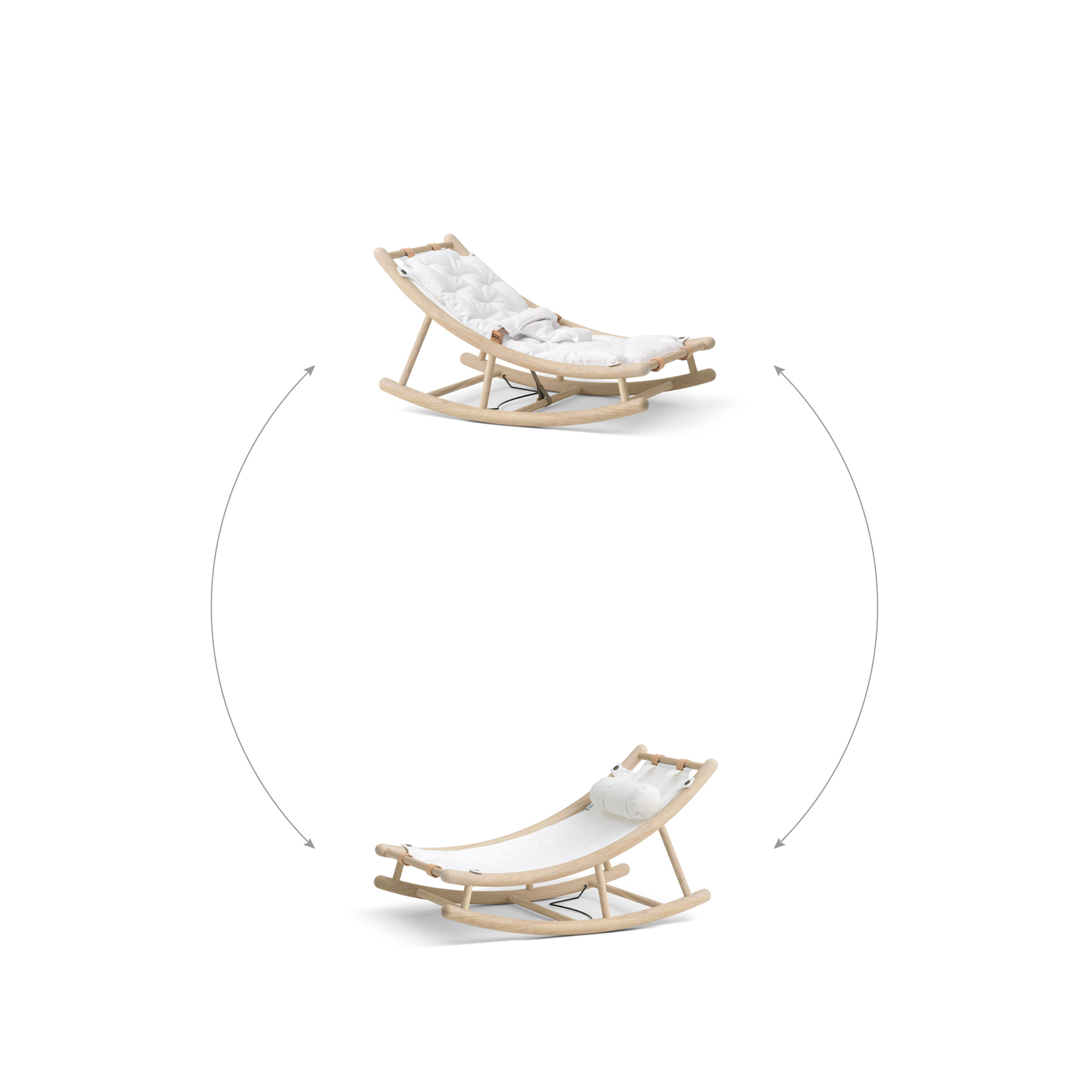 DĚTSKÉ HOUPÁTKO Wood Baby & Toddler Rocker (2v1) -25%