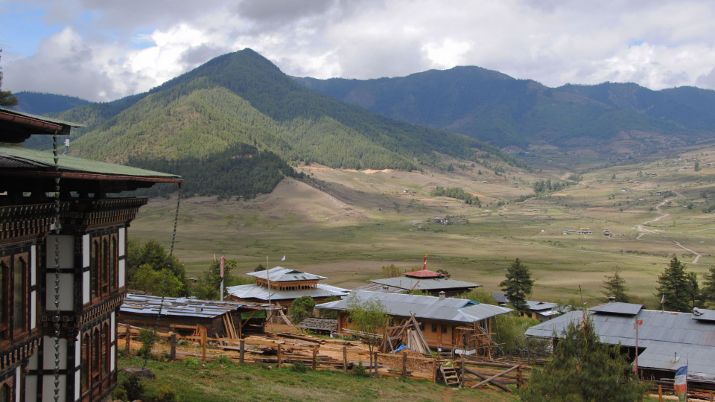Agriculture is a significant part of the local economy in Phobjikha Valley, with farmers predominantly cultivating crops like potatoes, turnips, and barley in the fertile lands surrounding the valley