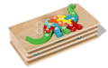 Montessori Wooden Puzzles (4 Pack).