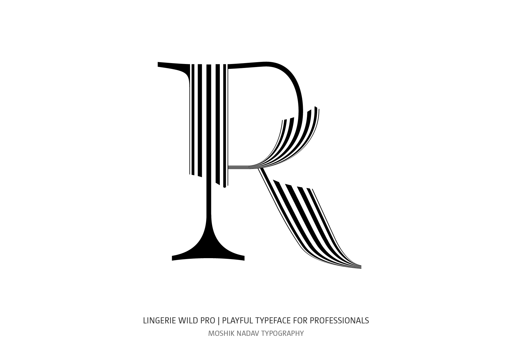 Lingerie Wild Pro Typeface unique font for fashion and fancy logos