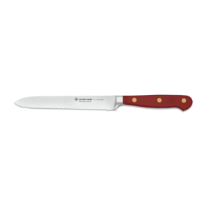 WÜSTHOF Classic 5" Serrated Utility Knife, Tasty Sumac