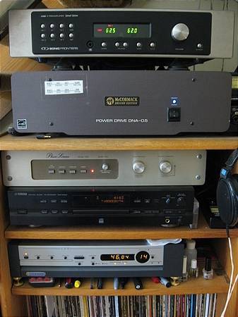 preamp, power amp, expander, CD recorder, CD transport