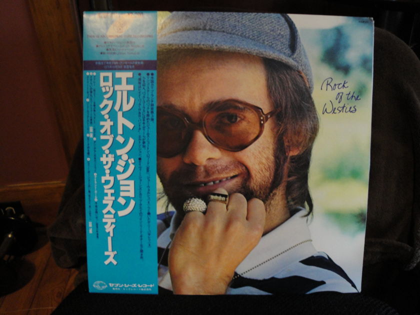 Elton John - Rock of the Westies Japanese Pressing w/obi Near Mint