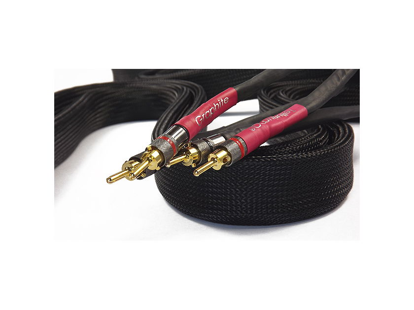 Tellurium Q Graphite 6.6 ft Speaker Cables - $3200 new, “best speaker cables I’ve ever heard”