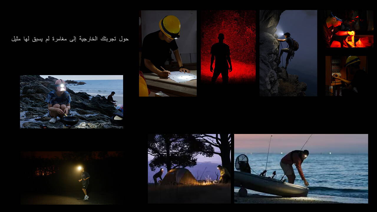 IMALENT HT70 ثلاثة مصادر الضوء
