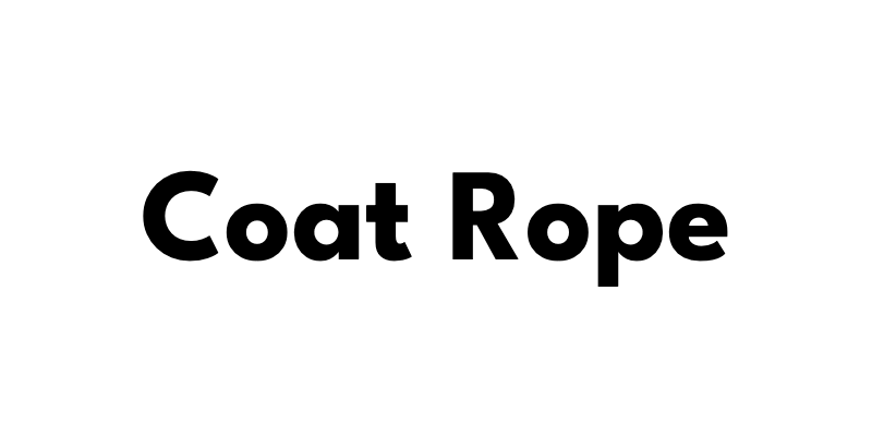 Coat Rope