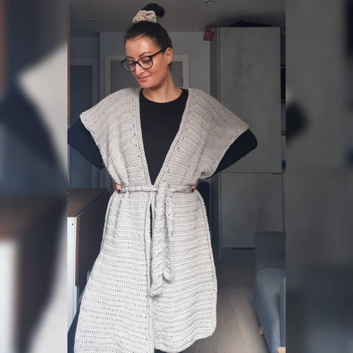 Crochet Pattern: Oversized, simple kimono