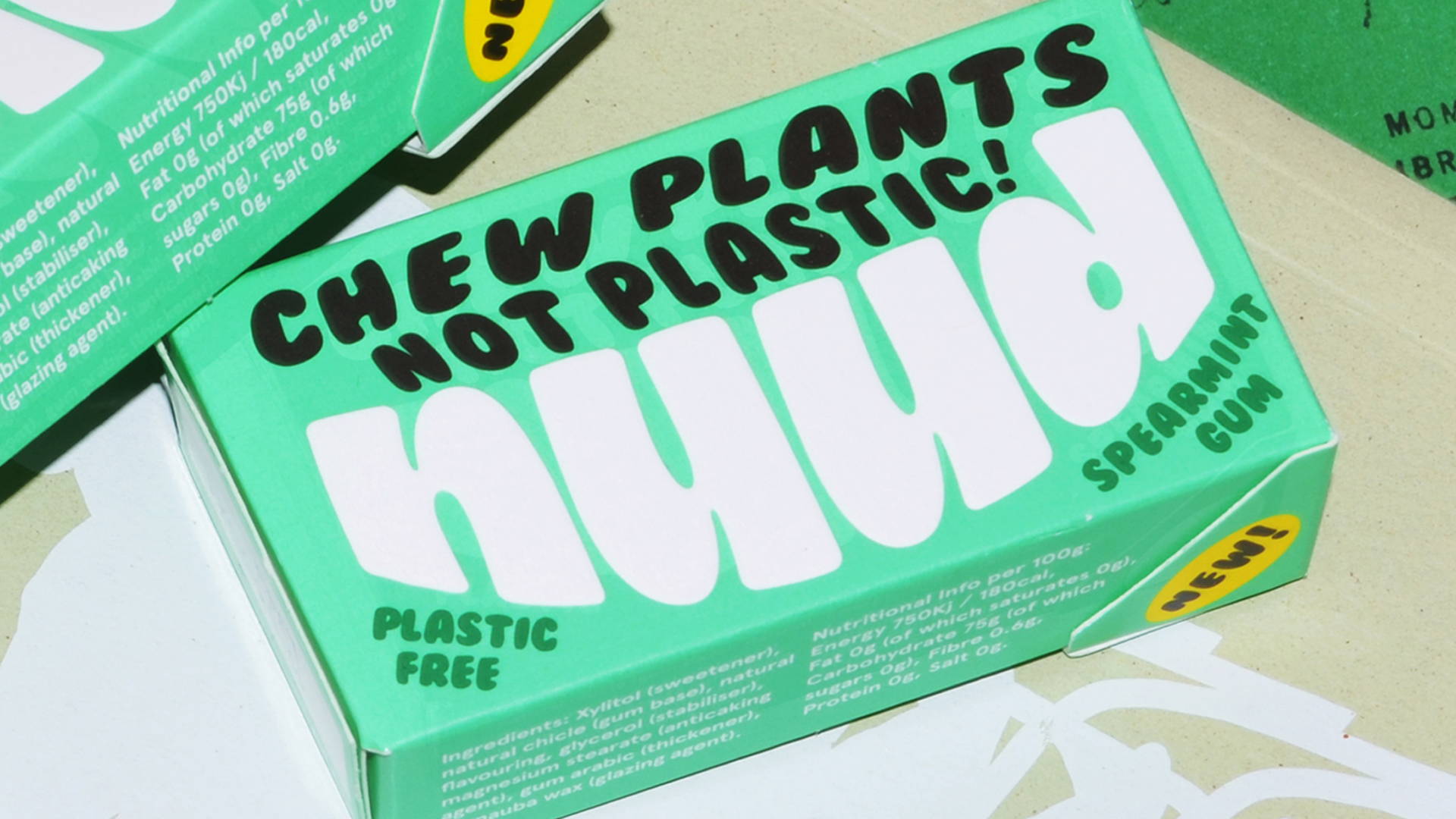 Featured image for Your Favorite Chewing Gum Is Likely Full Of Plastic; Nuud Wants To Be Your New Plastic-Free Brand