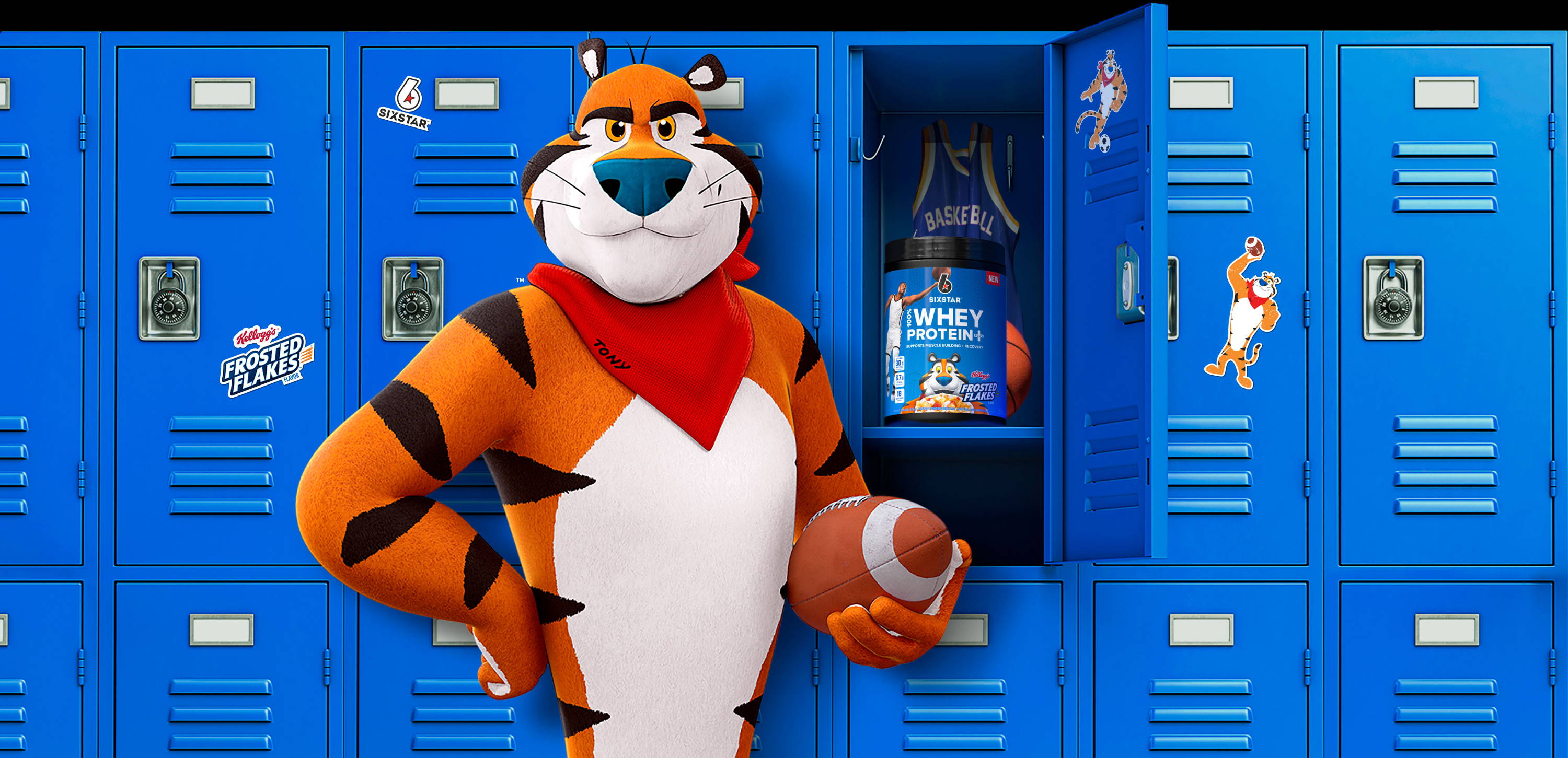 In high school with SIXSTAR Kellogg's Frosted Flakes® 100% Whey Protein Plus