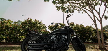 2021 INDIAN SCOUT BOBBER ABS motorcycle for rent near Highland Village, TX