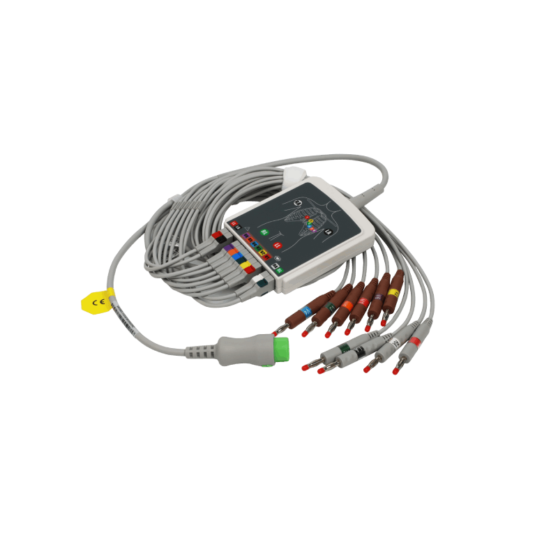 مربع اقتناء ECG مع سلك الرصاص