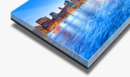 Smooth acrylic sides