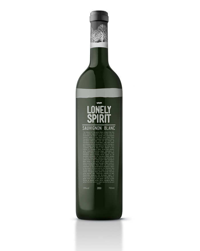 Lonely Spirit Wine | Dieline - Design, Branding & Packaging Inspiration