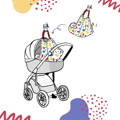 Babytragetasche für den Kinderwagen