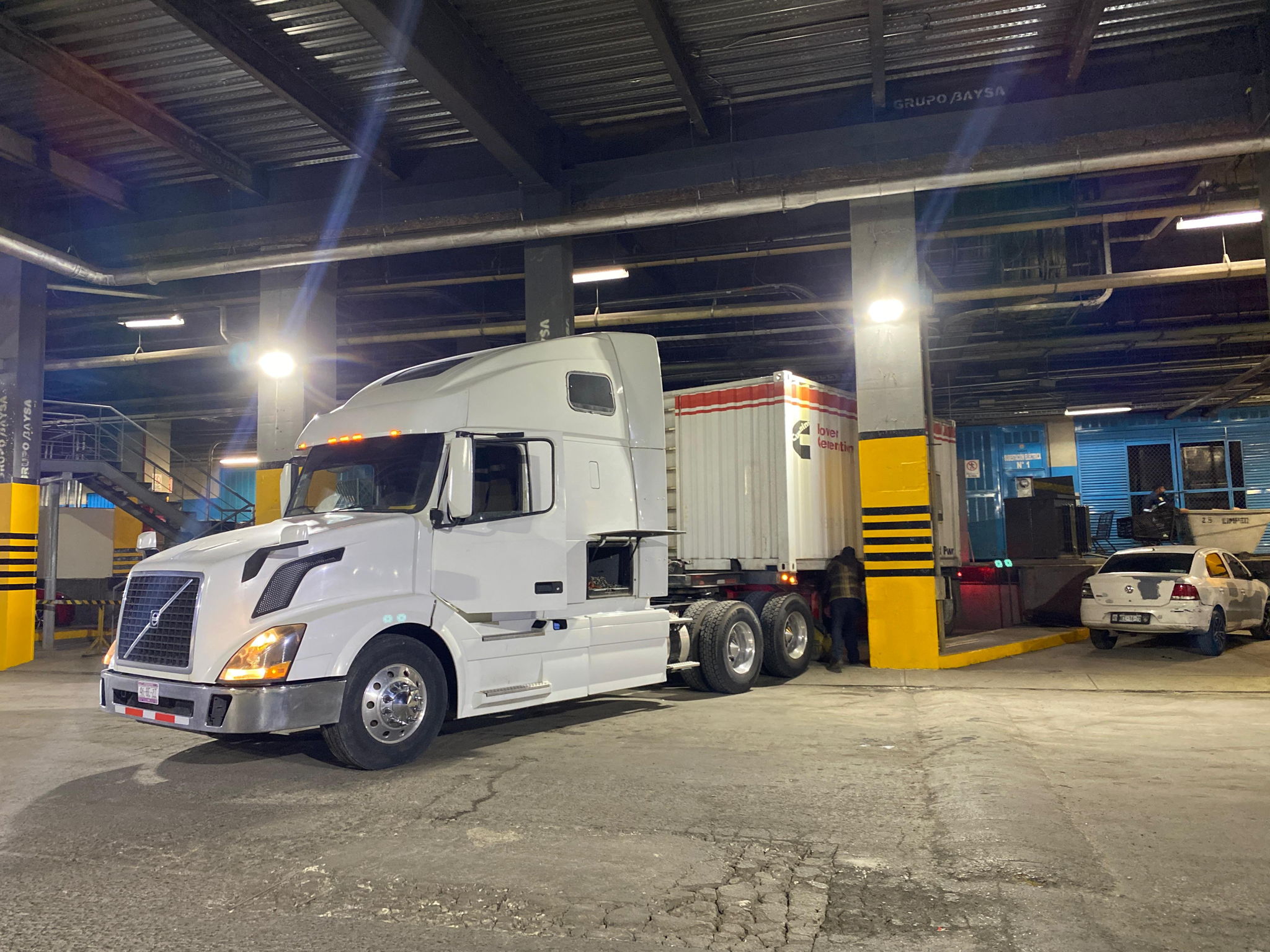 Camión con generador eléctrico