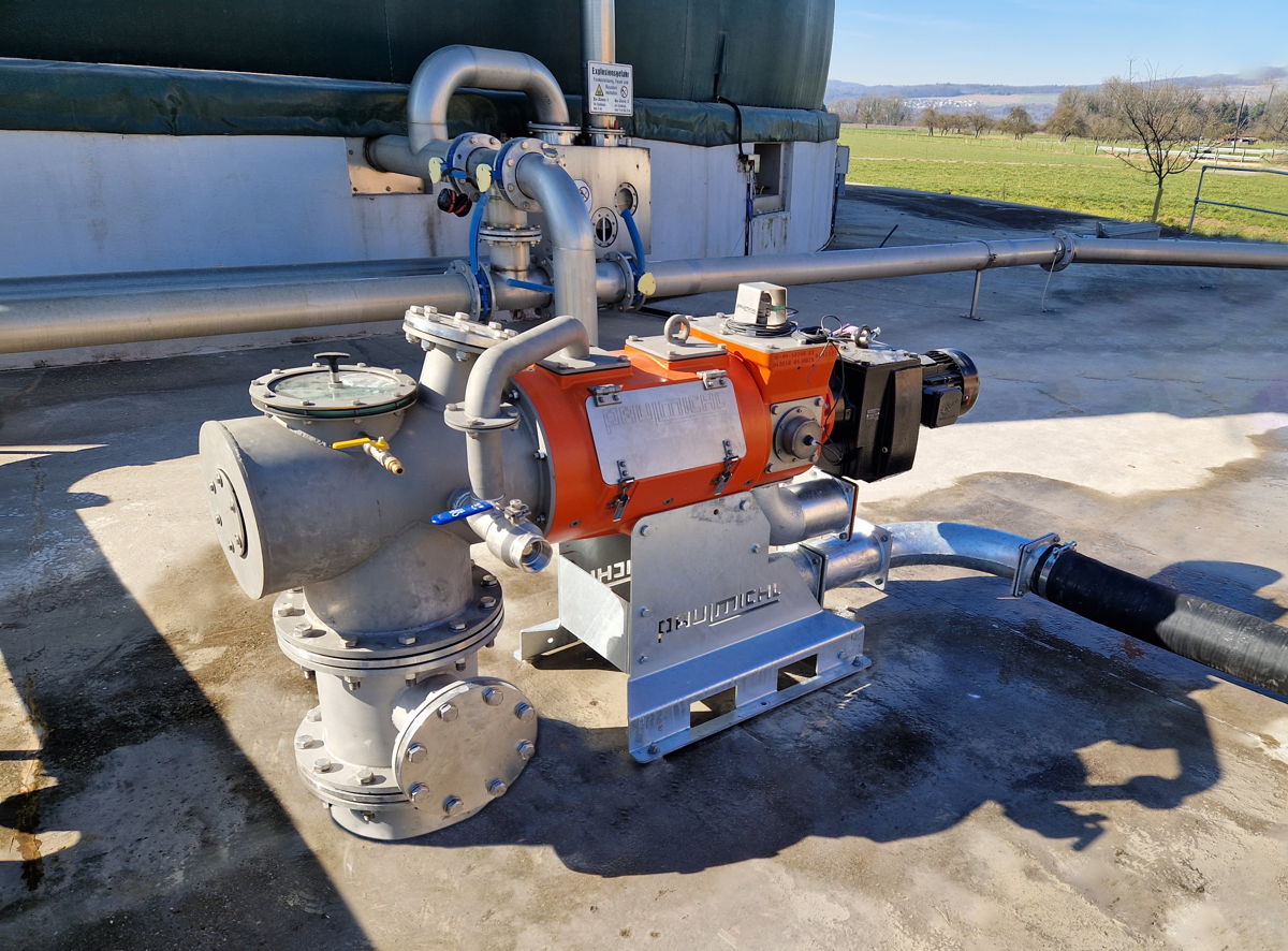 Biogas Separator im Einsatz