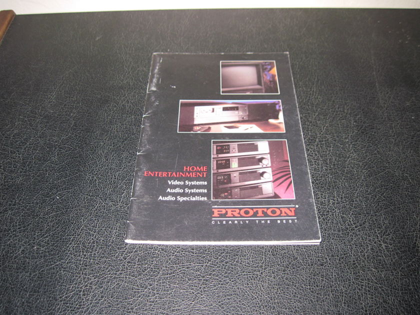 PROTON AUTOSOUND SYSTEMS AND COMPONENTS BROCHURE - -FACTORY ORIGINAL-  FAST SHIPPING