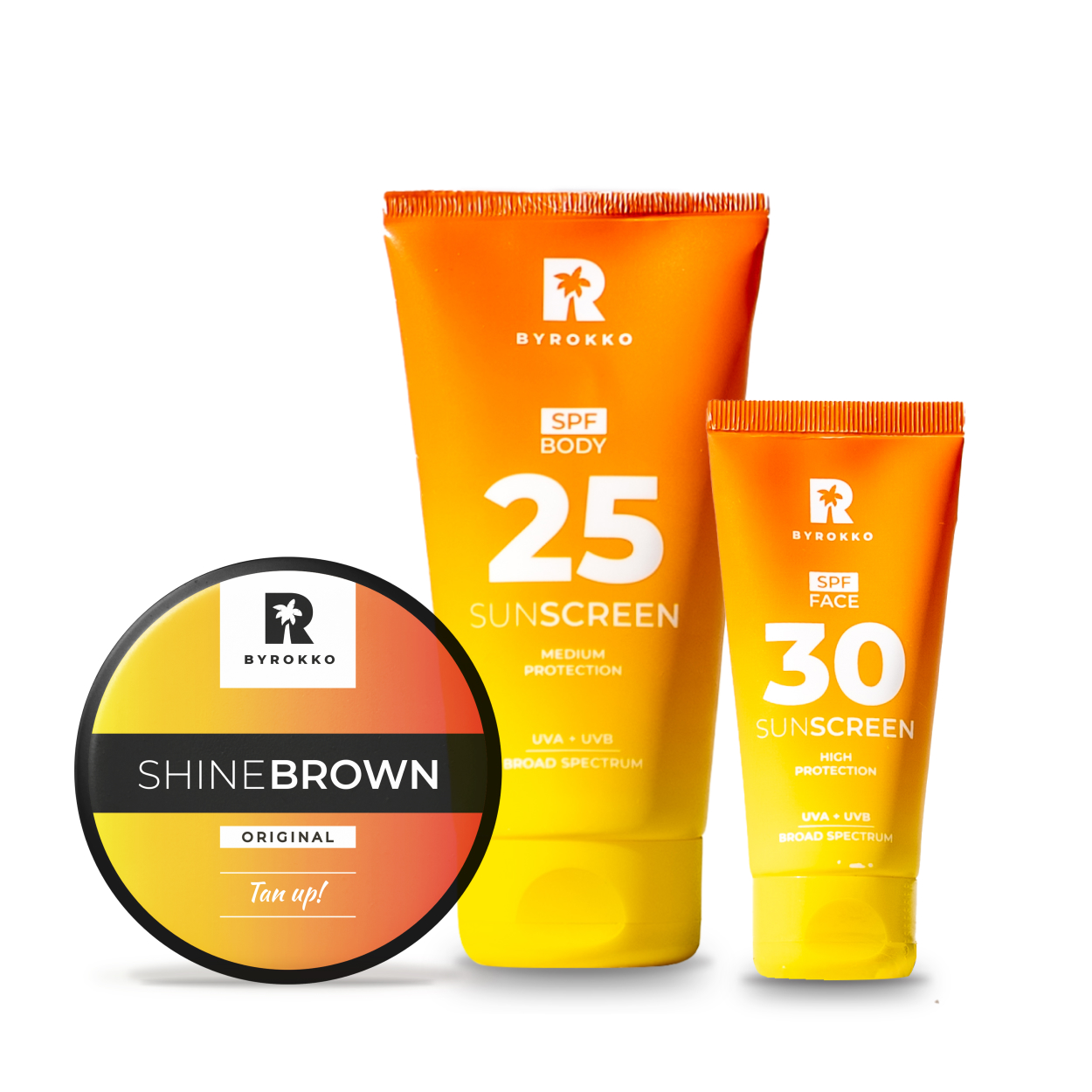Shine Brown Tan & Protect Bundle