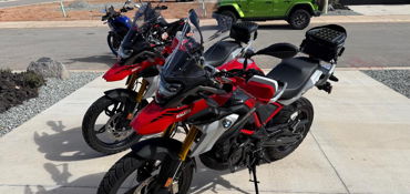 2024 BMW G 310 GS motorcycle for rent near Hurricane, UT