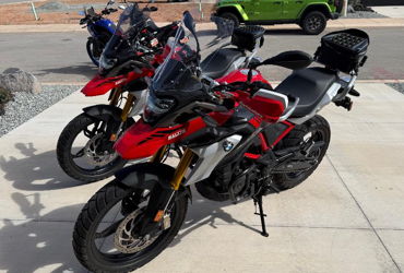 2024 BMW G 310 GS motorcycle for rent near Hurricane, UT