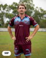Central Queensland Capras Rugby League Hostplus Cup player in an EV2 Sportswear Club Polo