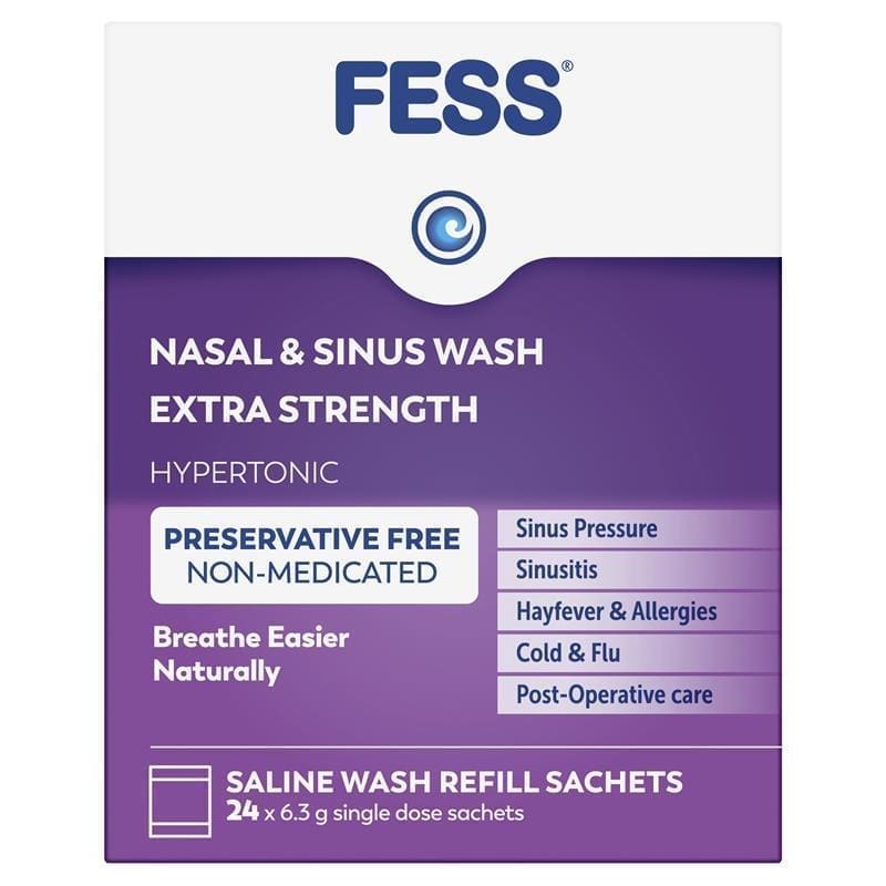 Lot of 2| Fess Nasal & Sinus Wash Extra Strength Refill 24 Sachets - Image 9