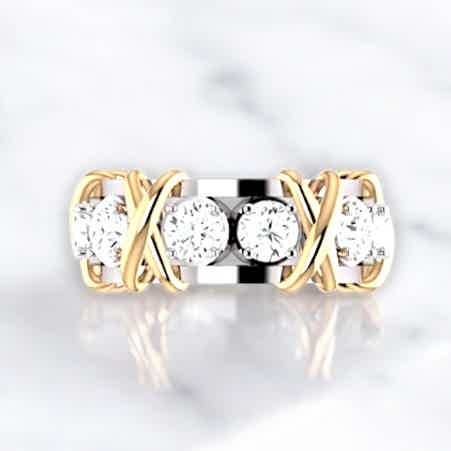 Bespoke ten stone diamond ring - Pobjoy Diamonds