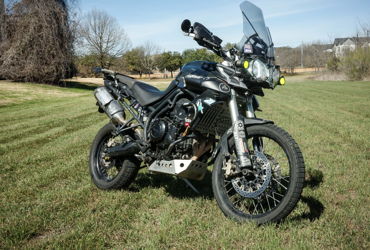 2014 TRIUMPH TIGER 800 XC ABS motorcycle for rent near Austin, TX