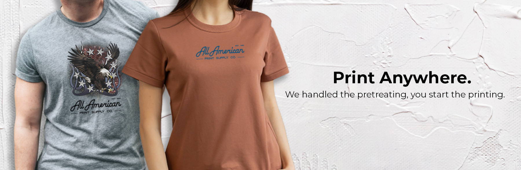 direct to garment pretreatment shirts and garments