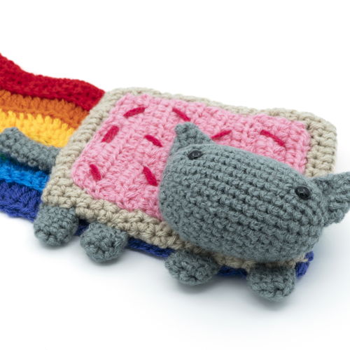 Amigurumi Nyan Cat Scarf