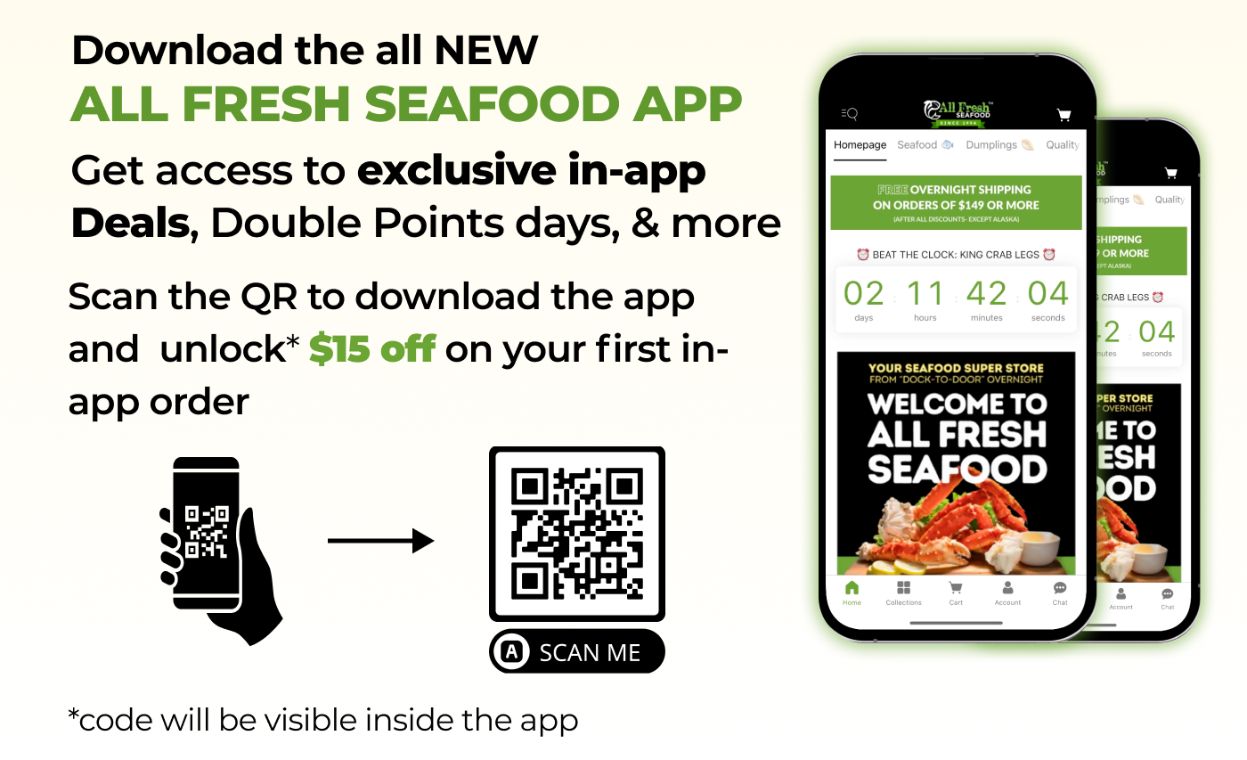 Download the All Fresh Seafood App